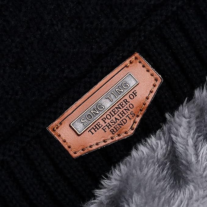 Woolen Winter Brown Caps (Onesize)